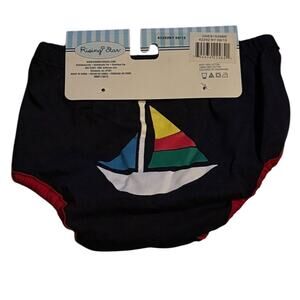 Rising Star Sailboat Diaper Cover 0 - 12 Months Baby Shower Gift Sailor NEW